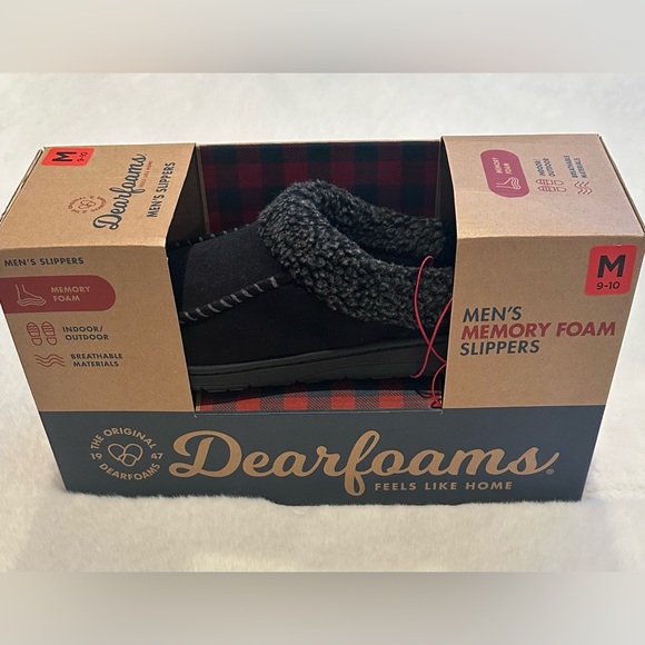 Dearfoams Men's Memory Foam Slipper - Picture 13 of 16